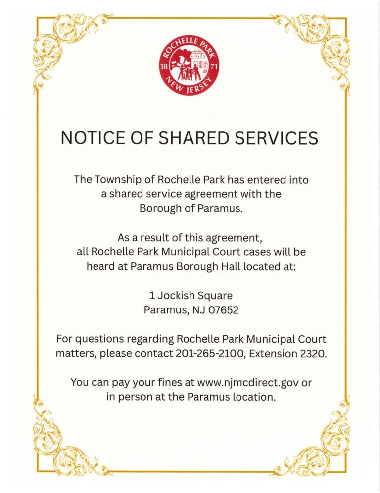 Notice of Shared Service - Court